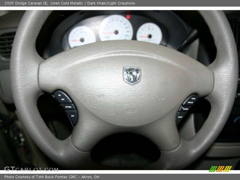 Linen Gold Metallic / Dark Khaki/Light Graystone 2005 Dodge Caravan SE