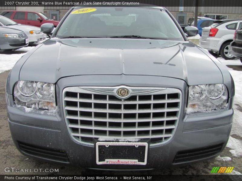 Marine Blue Pearlcoat / Dark Slate Gray/Light Graystone 2007 Chrysler 300