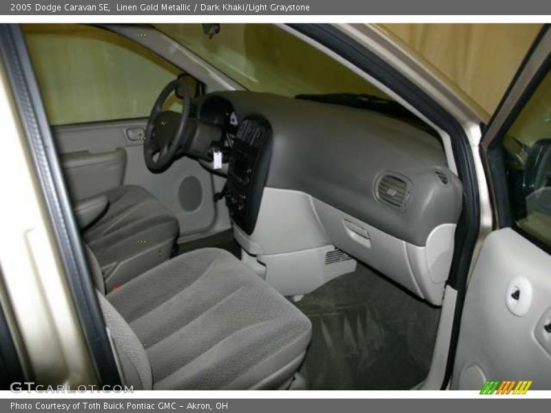 Linen Gold Metallic / Dark Khaki/Light Graystone 2005 Dodge Caravan SE