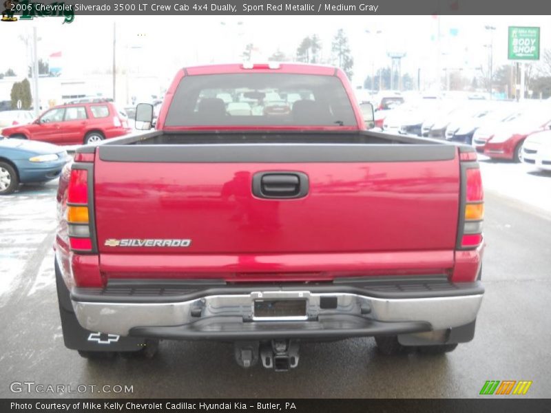 Sport Red Metallic / Medium Gray 2006 Chevrolet Silverado 3500 LT Crew Cab 4x4 Dually