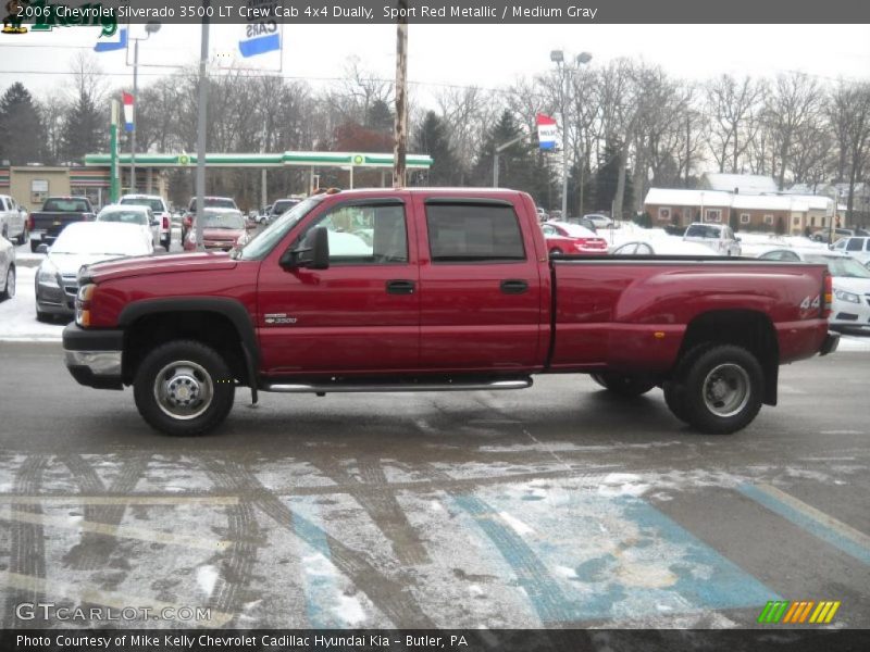 Sport Red Metallic / Medium Gray 2006 Chevrolet Silverado 3500 LT Crew Cab 4x4 Dually