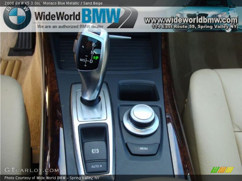 Monaco Blue Metallic / Sand Beige 2008 BMW X5 3.0si