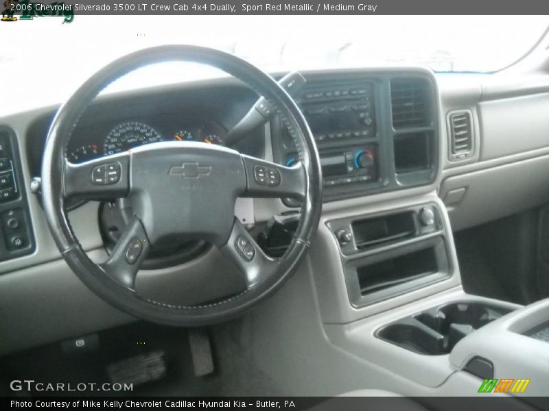 Sport Red Metallic / Medium Gray 2006 Chevrolet Silverado 3500 LT Crew Cab 4x4 Dually