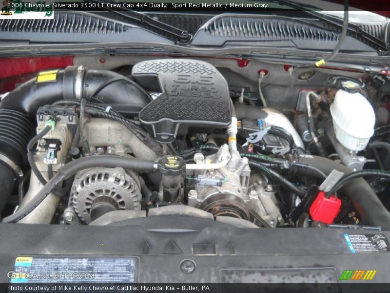 Sport Red Metallic / Medium Gray 2006 Chevrolet Silverado 3500 LT Crew Cab 4x4 Dually