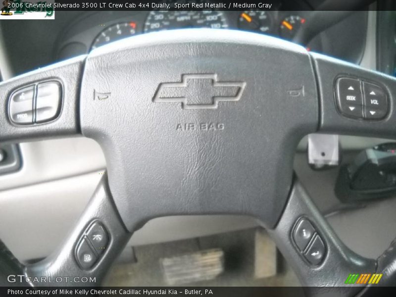 Sport Red Metallic / Medium Gray 2006 Chevrolet Silverado 3500 LT Crew Cab 4x4 Dually