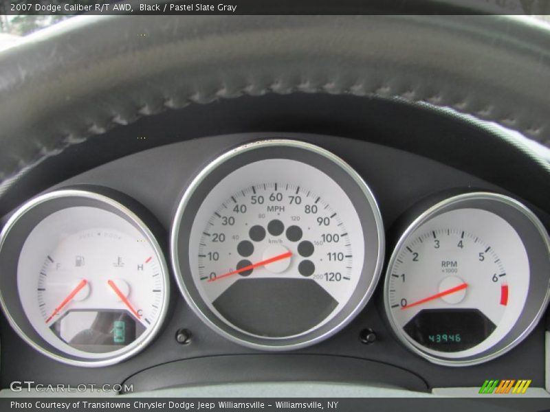 Black / Pastel Slate Gray 2007 Dodge Caliber R/T AWD