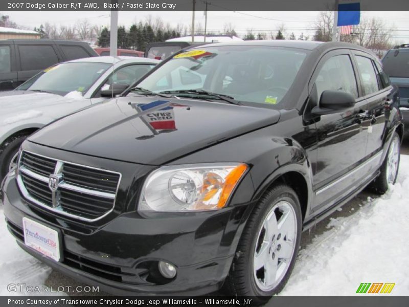 Black / Pastel Slate Gray 2007 Dodge Caliber R/T AWD