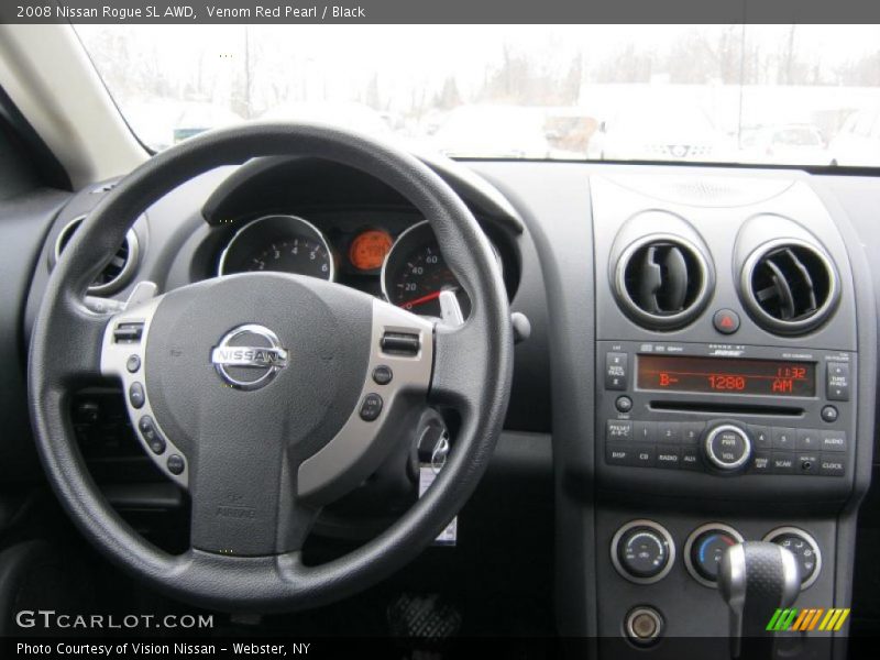 Venom Red Pearl / Black 2008 Nissan Rogue SL AWD