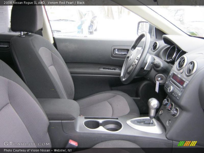 Venom Red Pearl / Black 2008 Nissan Rogue SL AWD