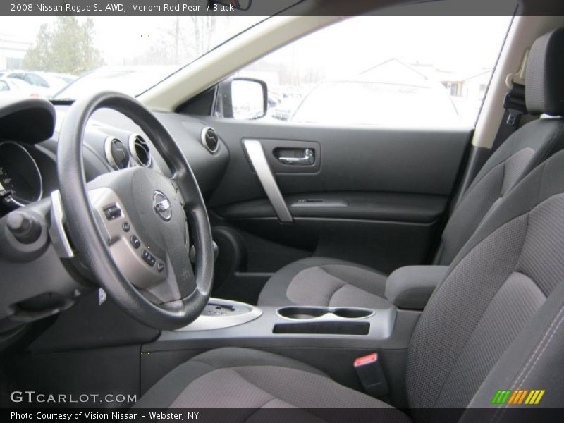 Venom Red Pearl / Black 2008 Nissan Rogue SL AWD