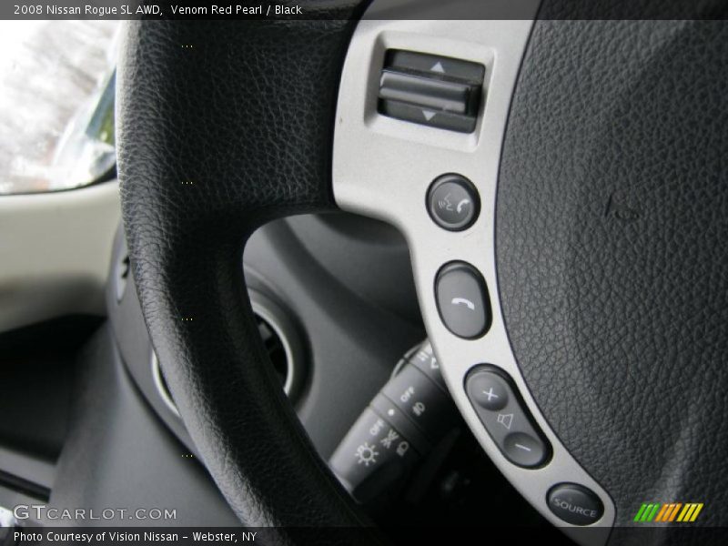 Venom Red Pearl / Black 2008 Nissan Rogue SL AWD