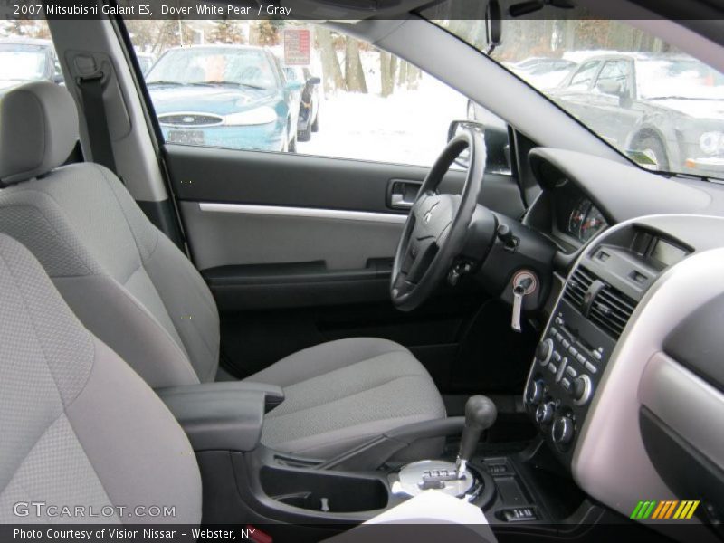 Dover White Pearl / Gray 2007 Mitsubishi Galant ES