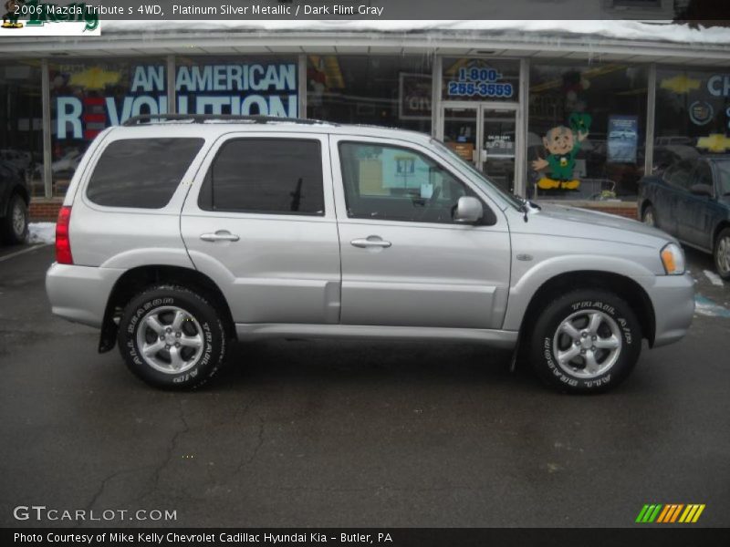 Platinum Silver Metallic / Dark Flint Gray 2006 Mazda Tribute s 4WD