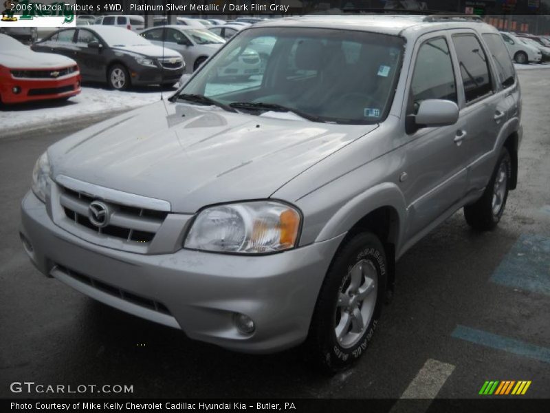 Platinum Silver Metallic / Dark Flint Gray 2006 Mazda Tribute s 4WD