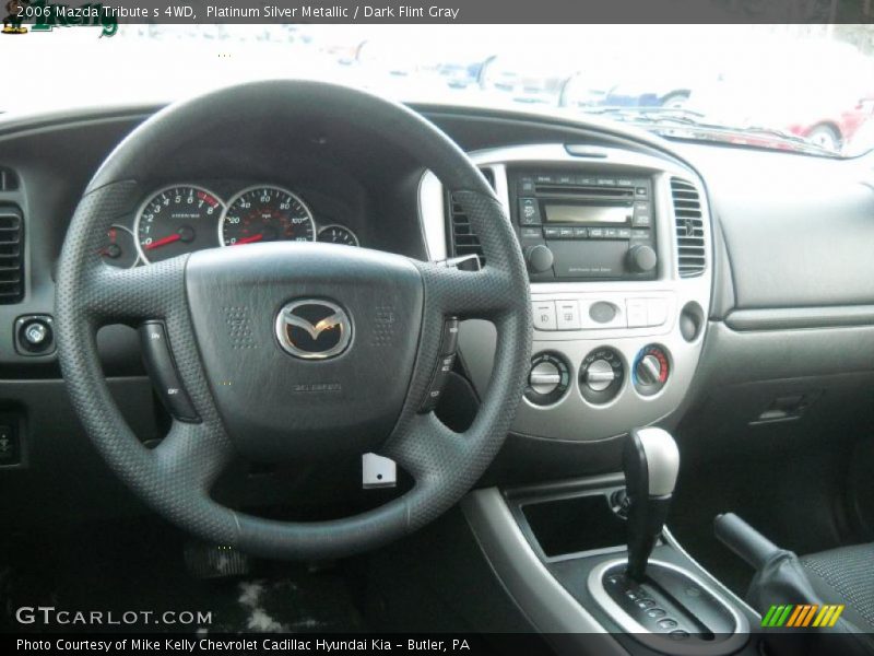 Platinum Silver Metallic / Dark Flint Gray 2006 Mazda Tribute s 4WD