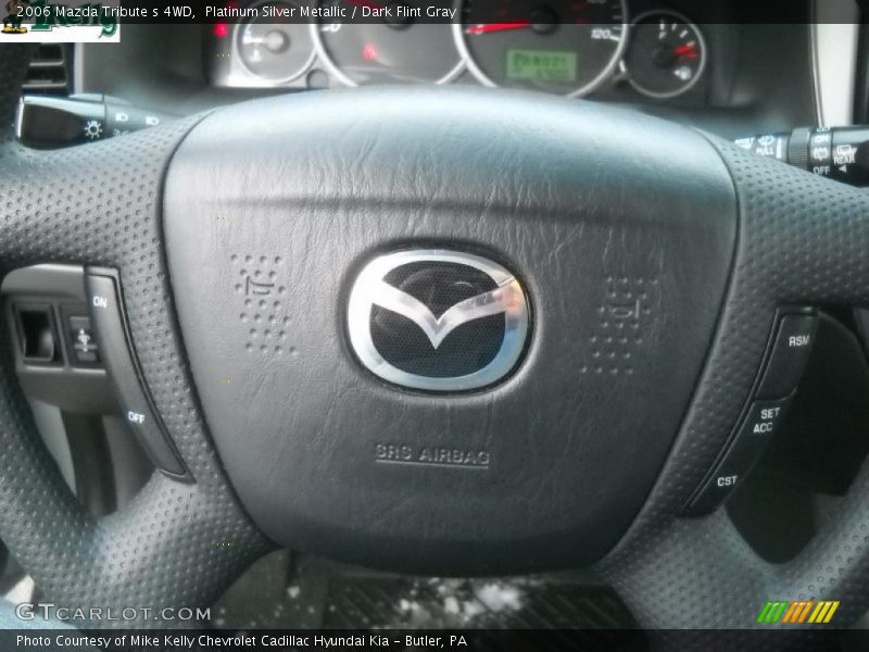 Platinum Silver Metallic / Dark Flint Gray 2006 Mazda Tribute s 4WD
