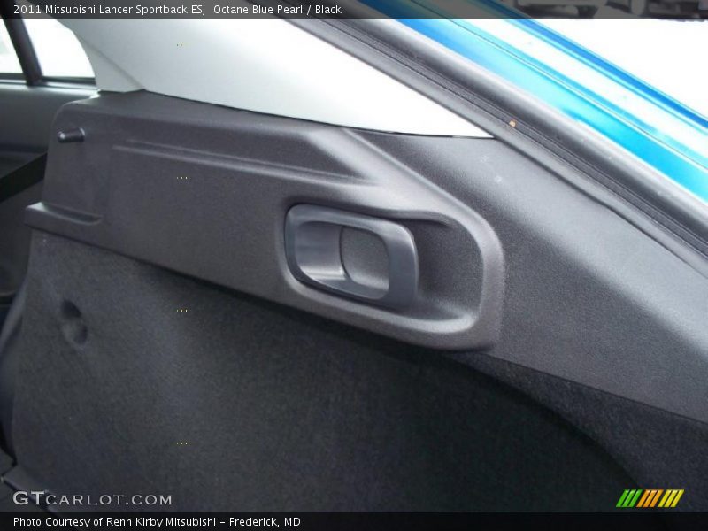 Octane Blue Pearl / Black 2011 Mitsubishi Lancer Sportback ES
