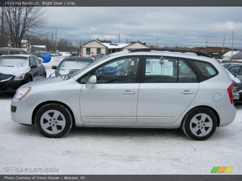 Bright Silver / Gray 2010 Kia Rondo LX