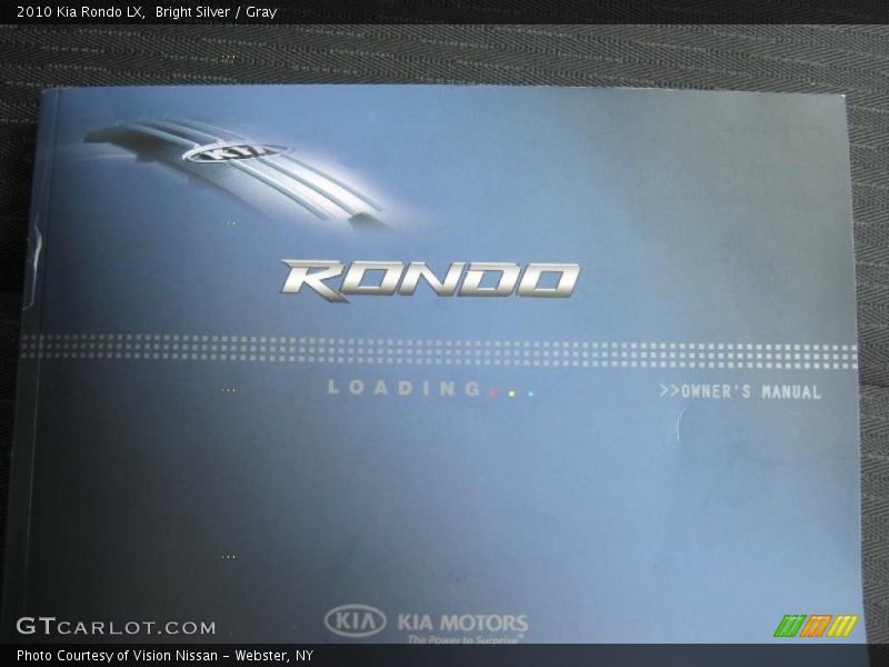 Bright Silver / Gray 2010 Kia Rondo LX