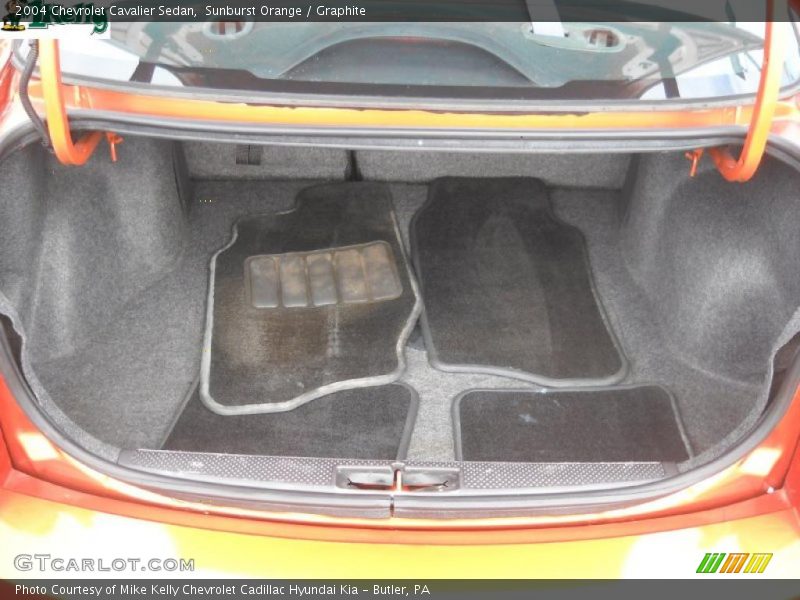 Sunburst Orange / Graphite 2004 Chevrolet Cavalier Sedan