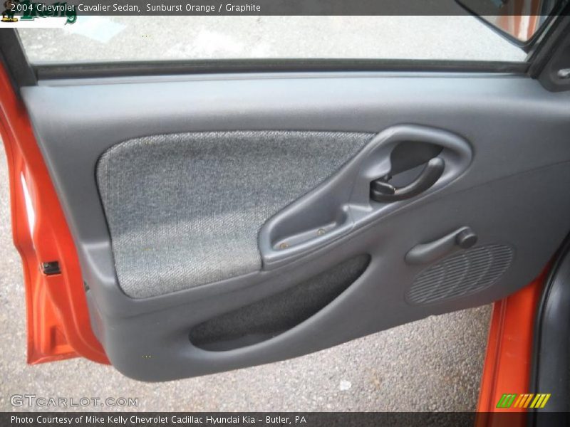 Sunburst Orange / Graphite 2004 Chevrolet Cavalier Sedan