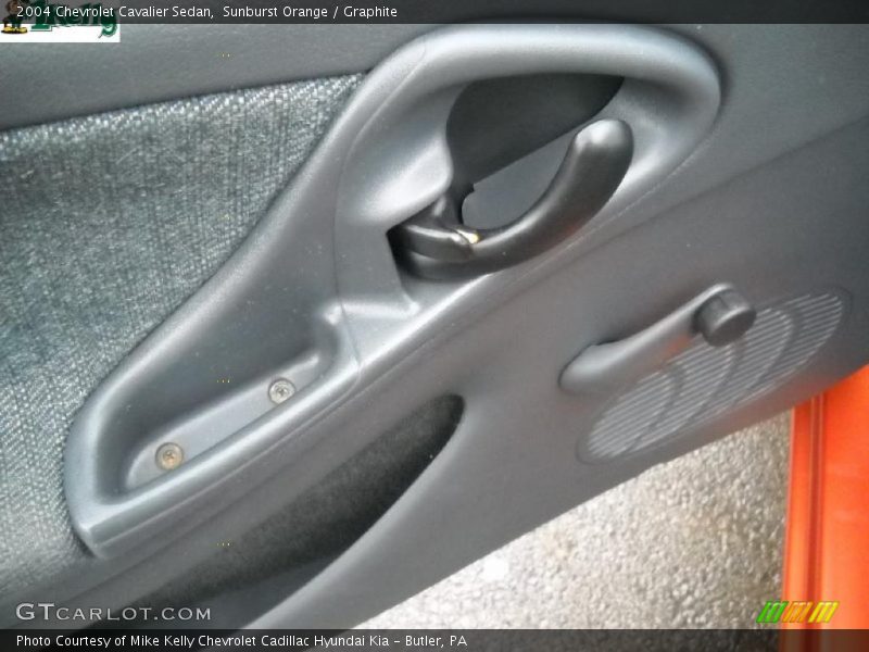 Sunburst Orange / Graphite 2004 Chevrolet Cavalier Sedan