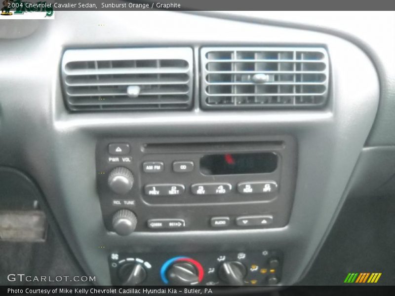 Sunburst Orange / Graphite 2004 Chevrolet Cavalier Sedan