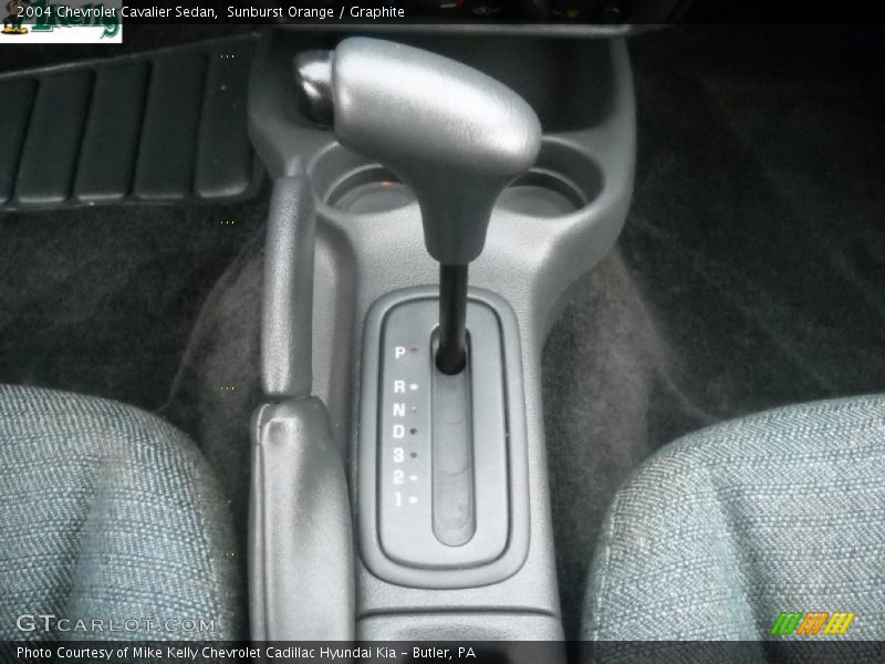 Sunburst Orange / Graphite 2004 Chevrolet Cavalier Sedan