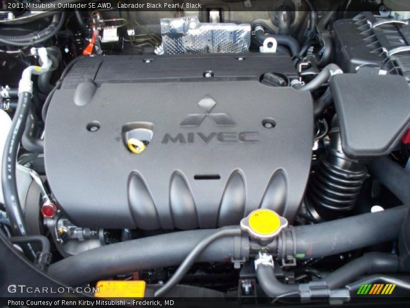  2011 Outlander SE AWD Engine - 2.4 Liter DOHC 16-Valve MIVEC 4 Cylinder