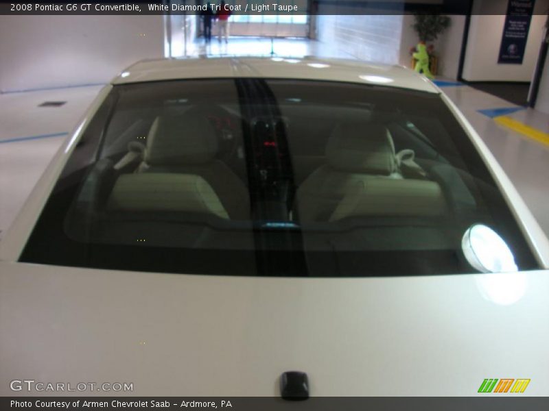 White Diamond Tri Coat / Light Taupe 2008 Pontiac G6 GT Convertible