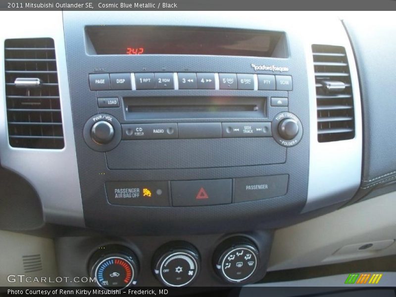 Controls of 2011 Outlander SE