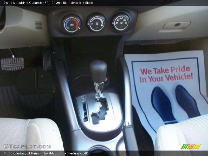  2011 Outlander SE CVT Sportronic Automatic Shifter