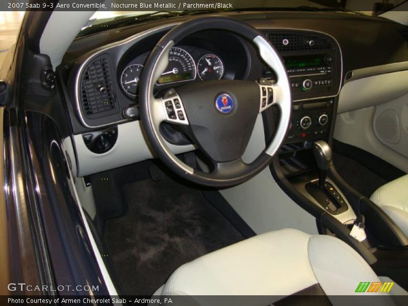 Parchment/Black Interior - 2007 9-3 Aero Convertible 