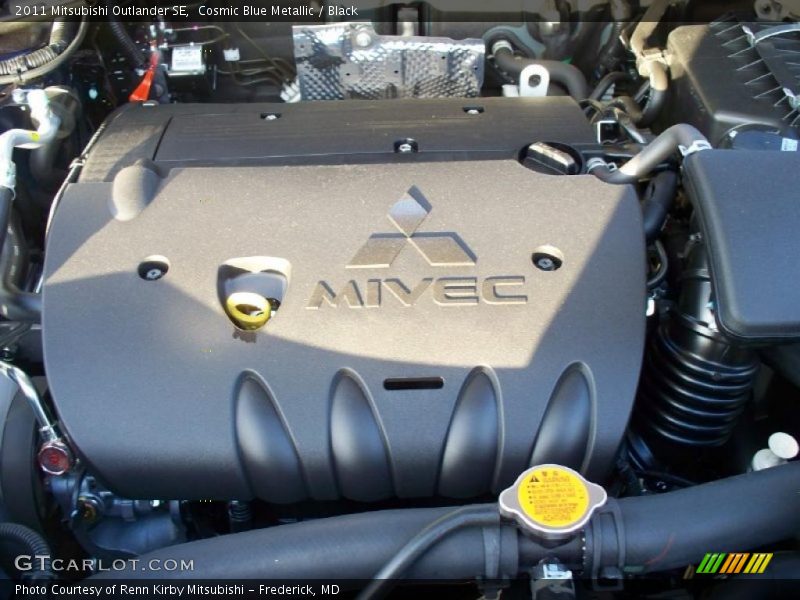  2011 Outlander SE Engine - 2.4 Liter DOHC 16-Valve MIVEC 4 Cylinder