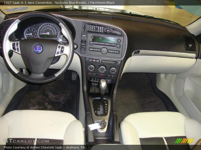 Dashboard of 2007 9-3 Aero Convertible