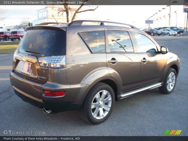 Quartz Brown Metallic / Beige 2011 Mitsubishi Outlander SE
