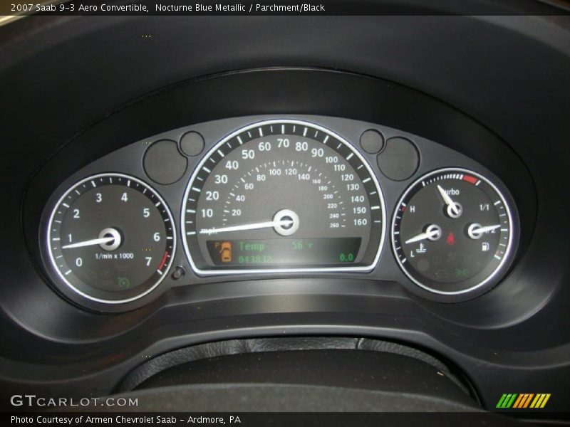  2007 9-3 Aero Convertible Aero Convertible Gauges