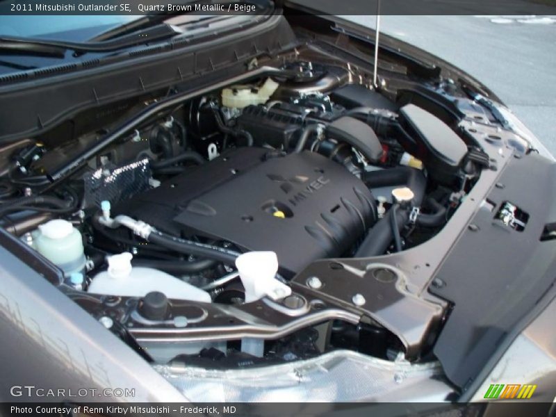 Quartz Brown Metallic / Beige 2011 Mitsubishi Outlander SE