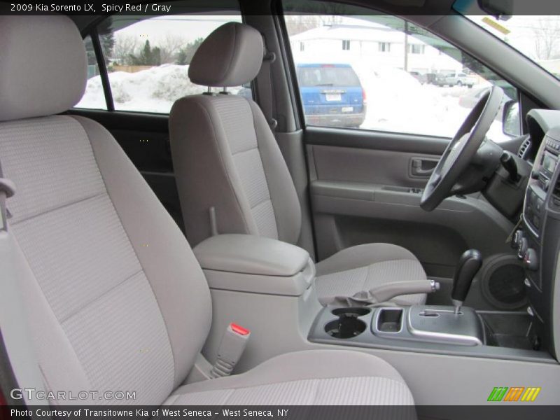 Spicy Red / Gray 2009 Kia Sorento LX