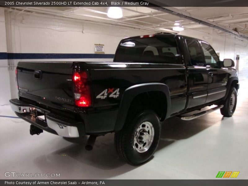 Black / Medium Gray 2005 Chevrolet Silverado 2500HD LT Extended Cab 4x4