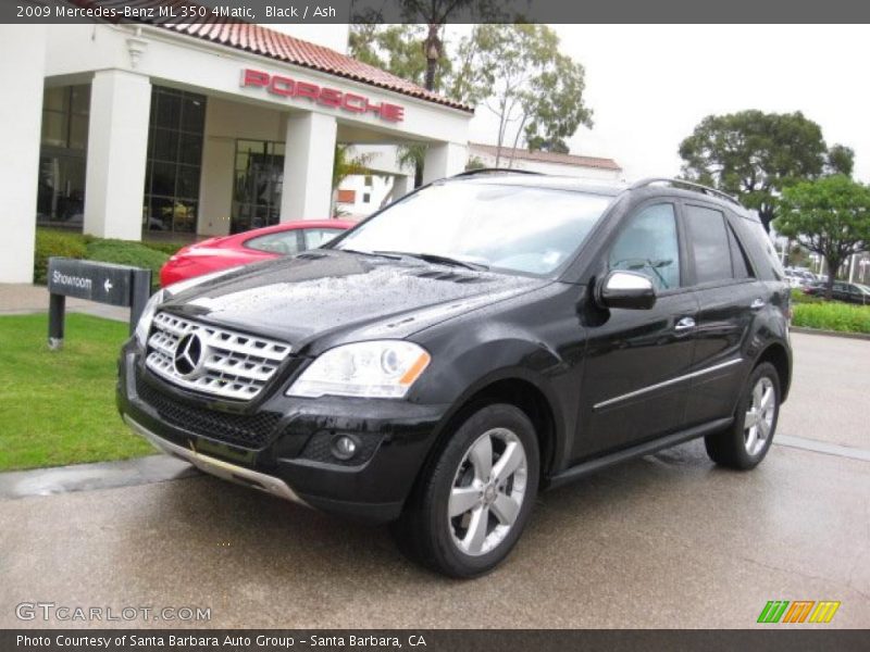 Black / Ash 2009 Mercedes-Benz ML 350 4Matic