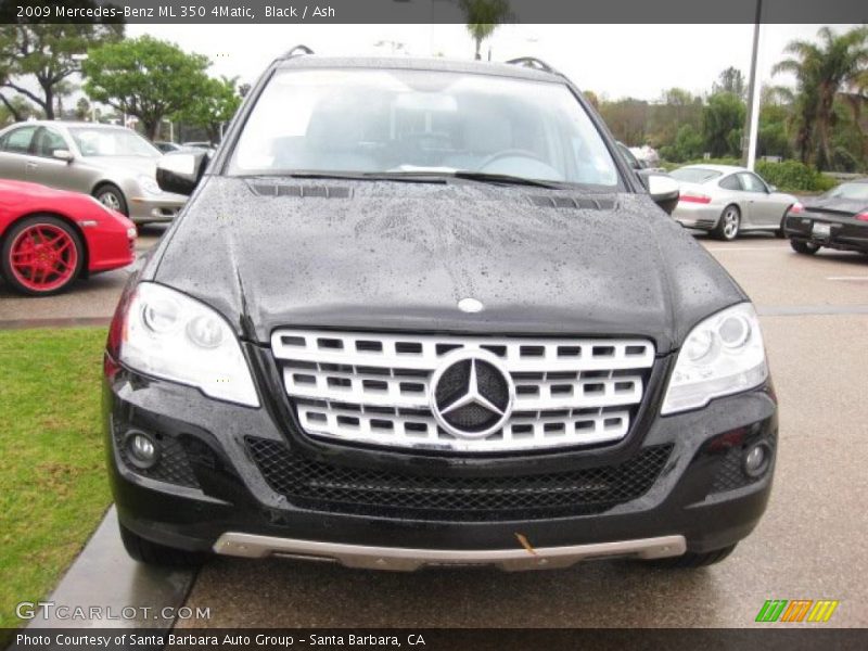 Black / Ash 2009 Mercedes-Benz ML 350 4Matic