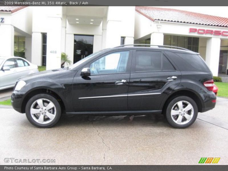 Black / Ash 2009 Mercedes-Benz ML 350 4Matic