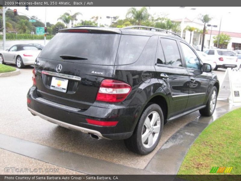 Black / Ash 2009 Mercedes-Benz ML 350 4Matic