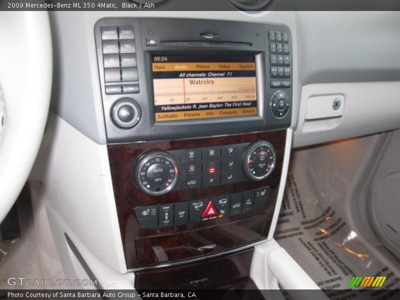 Black / Ash 2009 Mercedes-Benz ML 350 4Matic