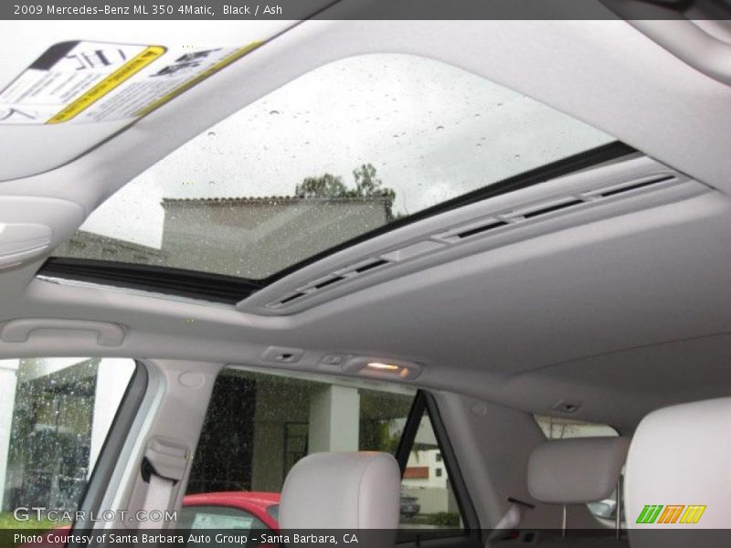 Black / Ash 2009 Mercedes-Benz ML 350 4Matic