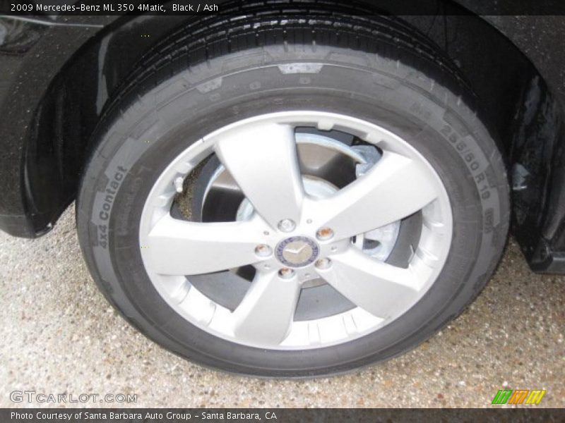 Black / Ash 2009 Mercedes-Benz ML 350 4Matic