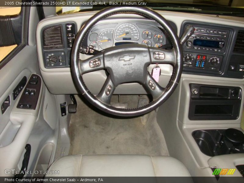 Black / Medium Gray 2005 Chevrolet Silverado 2500HD LT Extended Cab 4x4