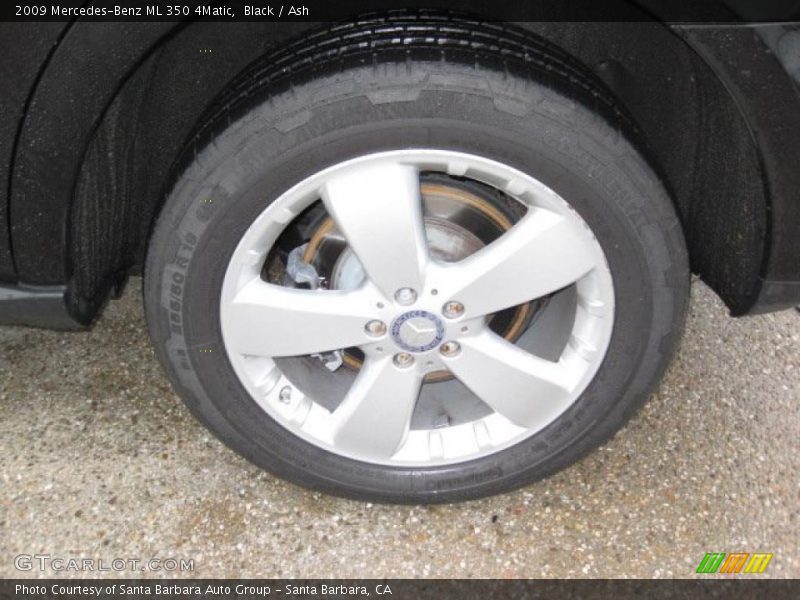 Black / Ash 2009 Mercedes-Benz ML 350 4Matic