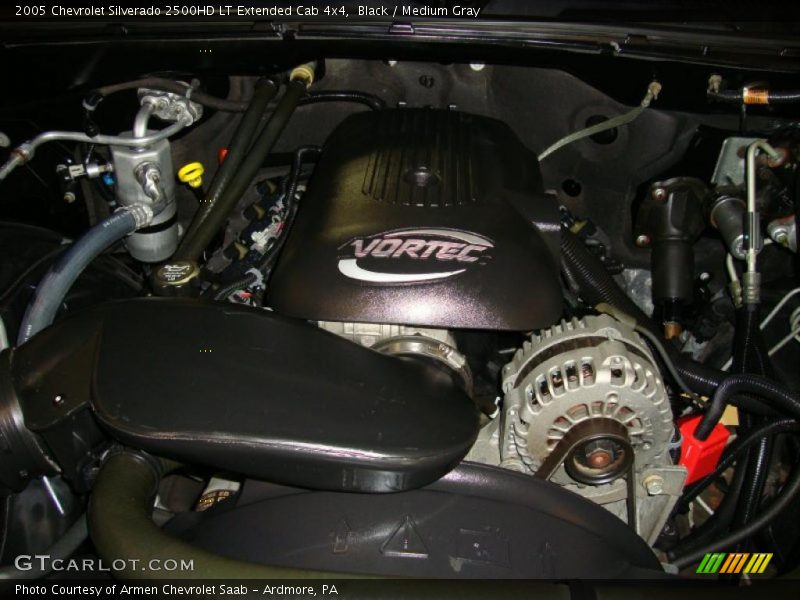 Black / Medium Gray 2005 Chevrolet Silverado 2500HD LT Extended Cab 4x4